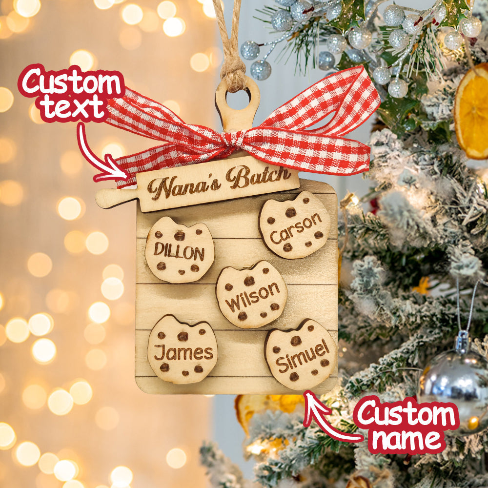 Personalized Family Ornament Custom Family Name Christmas Cookie Ornament Gifts — product image 2
