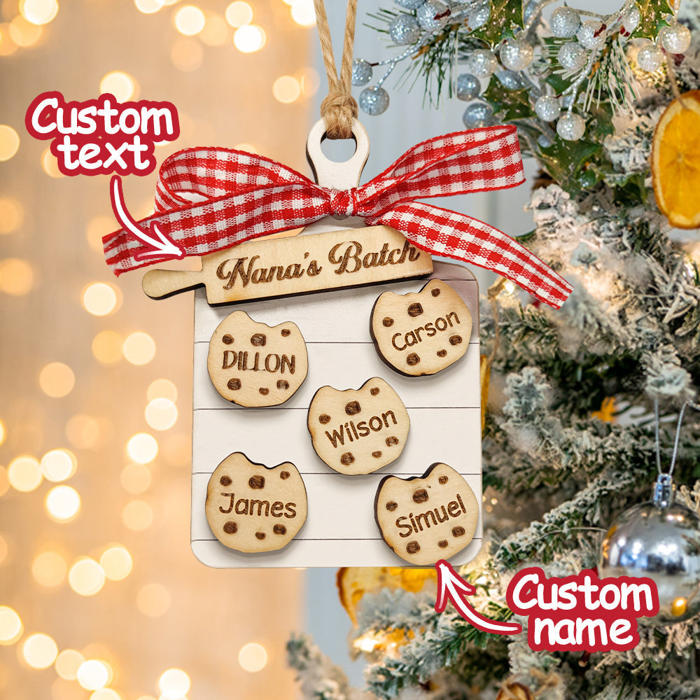 Personalized Family Ornament Custom Family Name Christmas Cookie Ornament Gifts — product image 15