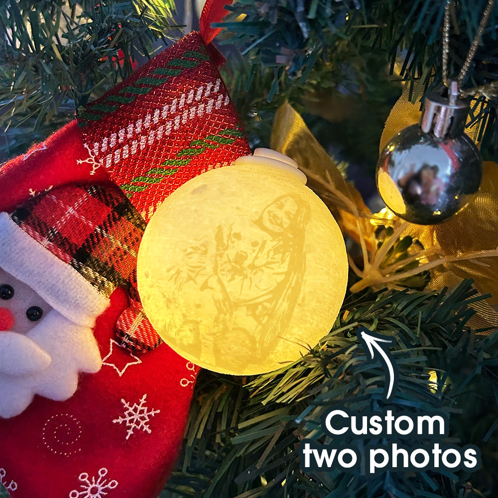 Custom 3D Printed Christmas Ornament Personalized Christmas Tree Ornament Ball — product image 2