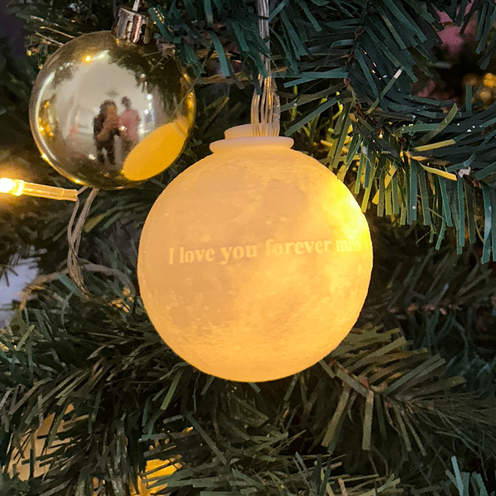Custom 3D Printed Christmas Ornament Personalized Christmas Tree Ornament Ball — product image 7