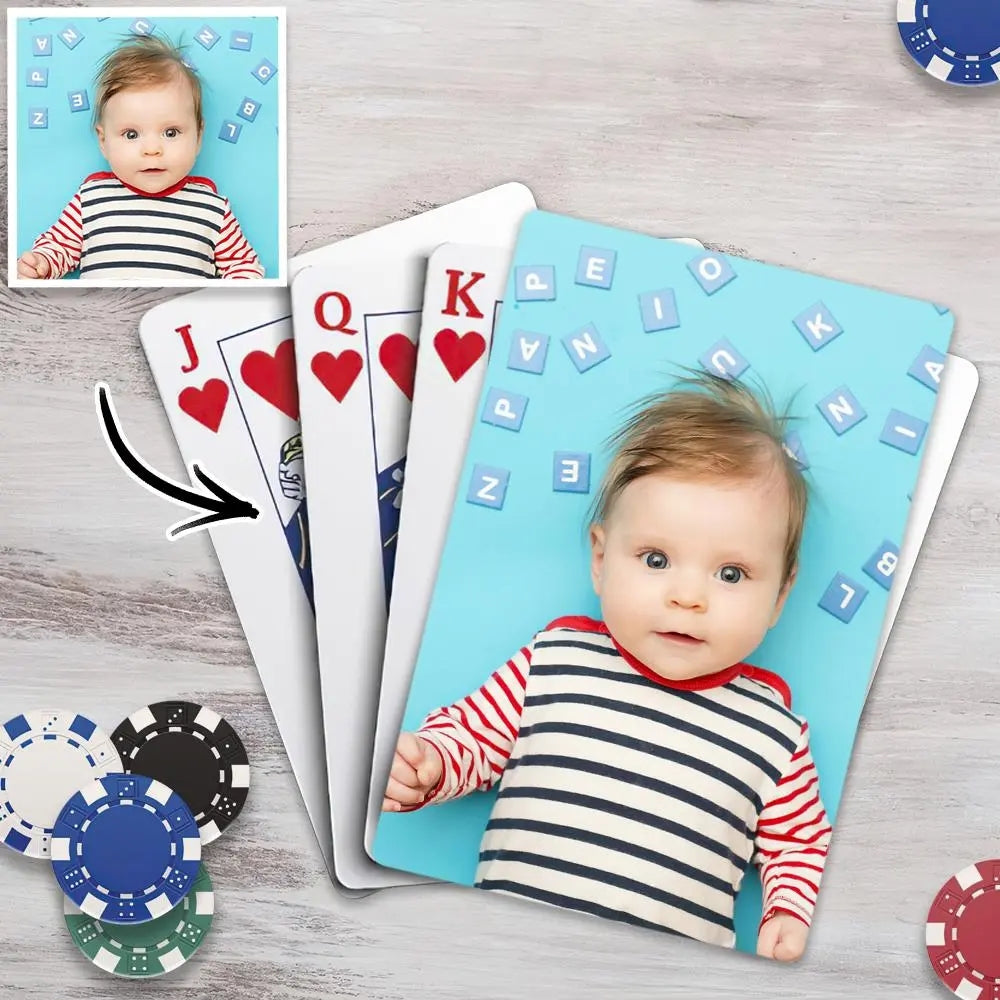 Personalized Poker Cards Custom Playing Cards with Photo — product image