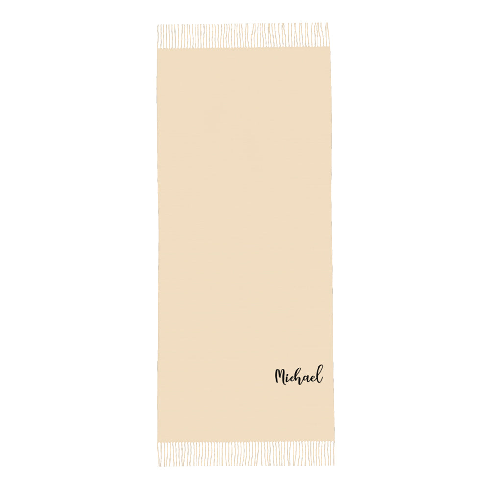 Personalised Winter Scarf Custom Name Unisex Scarf — product image 2