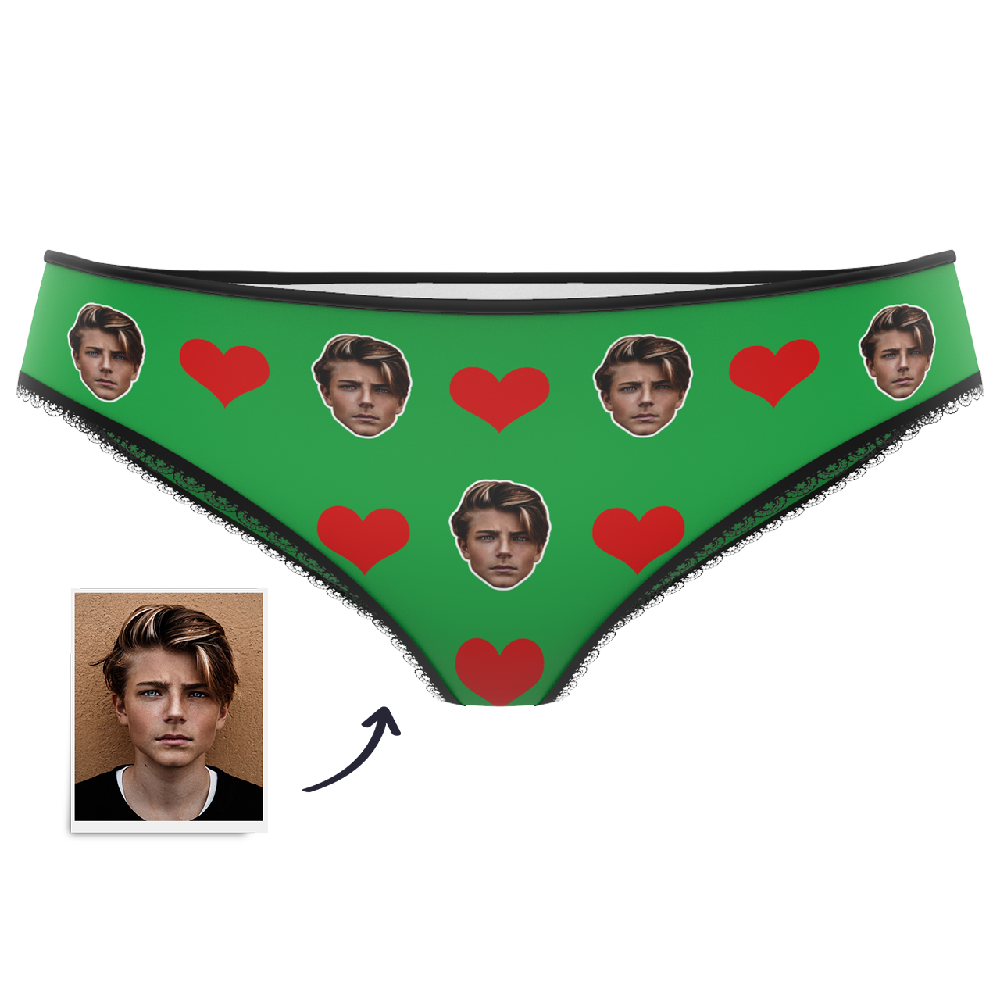Valentine's Day Gift Heart - Custom Face Panties Underwear — product image 6