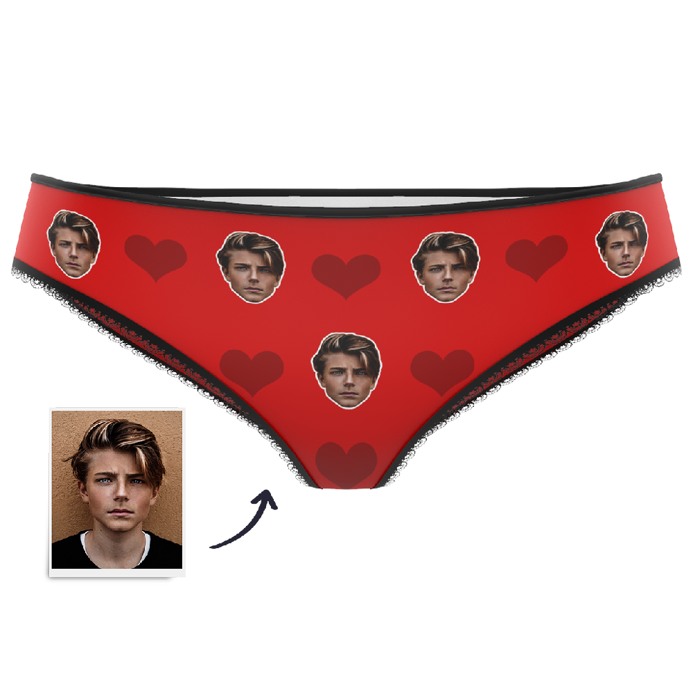 Valentine's Day Gift Heart - Custom Face Panties Underwear — product image 5