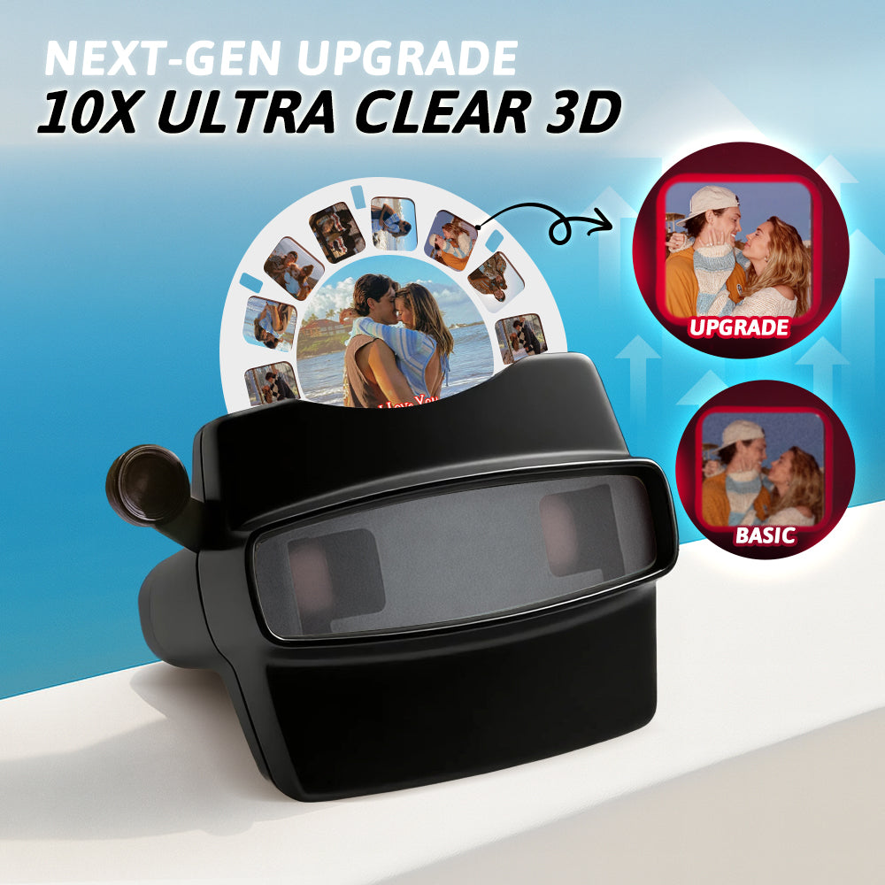 Custom 3D Viewfinder and Reel 10x Ultra-Clear 3D Upgraded Version Personalized Christmas Gifts Text and Photo Viewer with Your Own Photos — product image 12