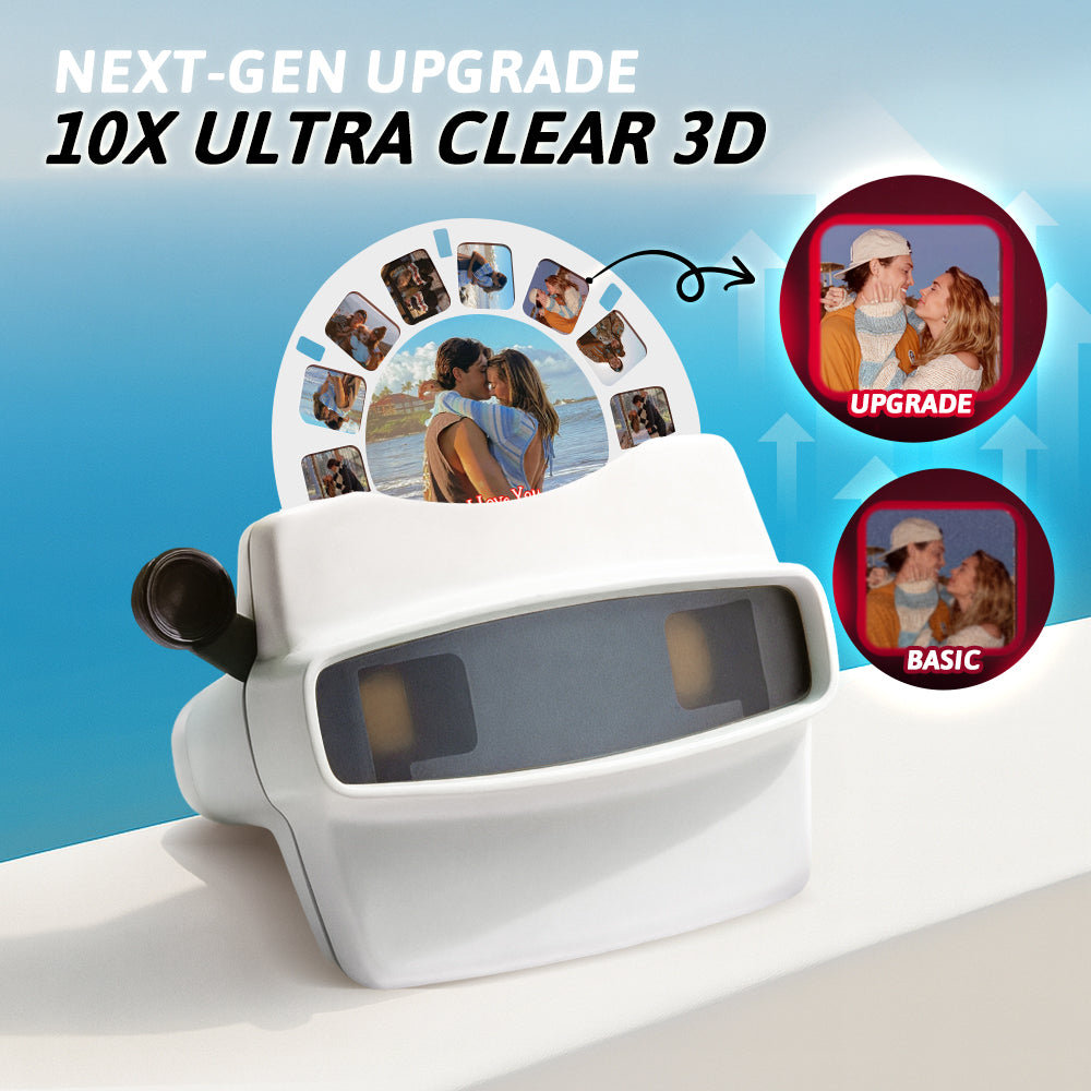 Custom 3D Viewfinder and Reel 10x Ultra-Clear 3D Upgraded Version Personalized Christmas Gifts Text and Photo Viewer with Your Own Photos — product image 9