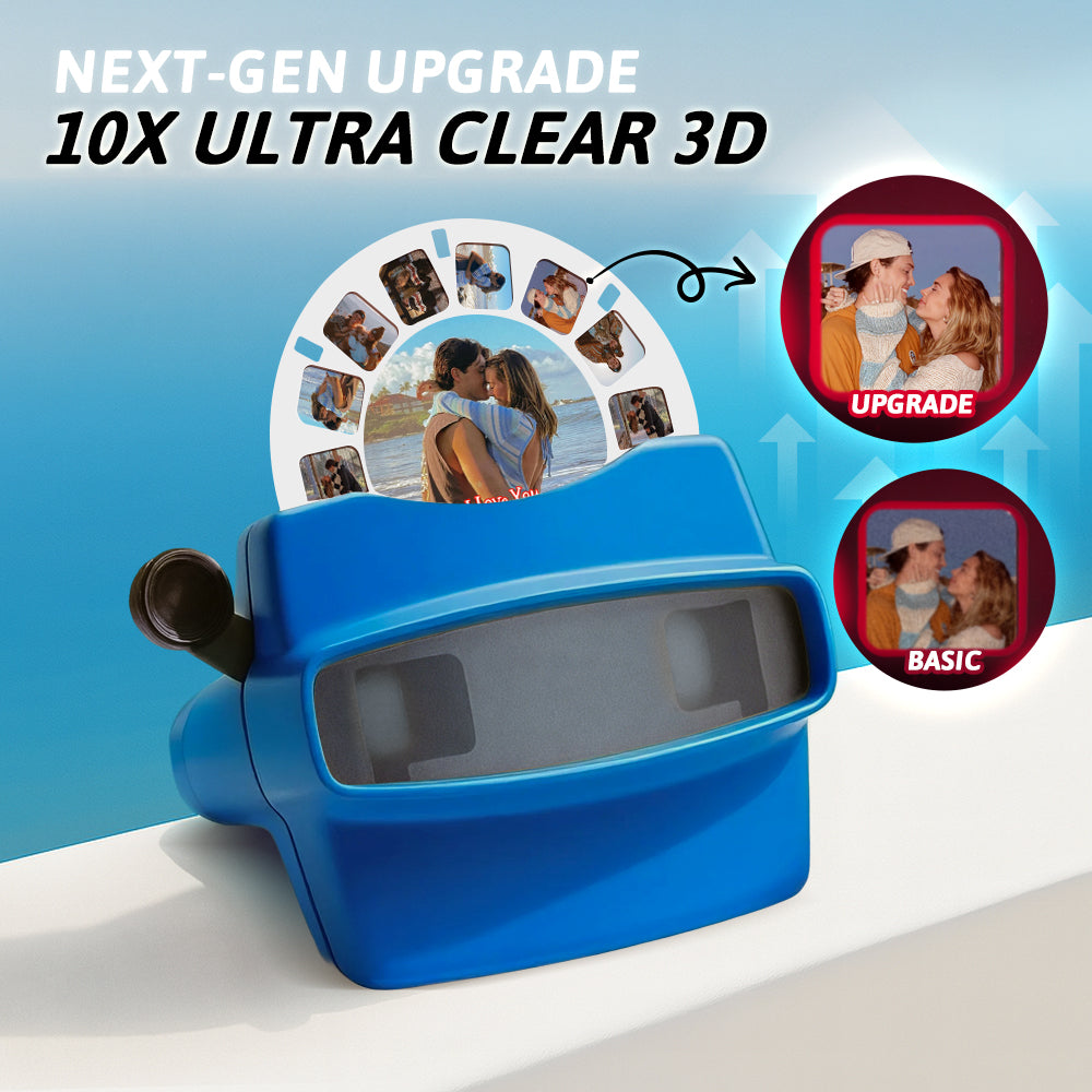 Custom 3D Viewfinder and Reel 10x Ultra-Clear 3D Upgraded Version Personalized Christmas Gifts Text and Photo Viewer with Your Own Photos — product image 11