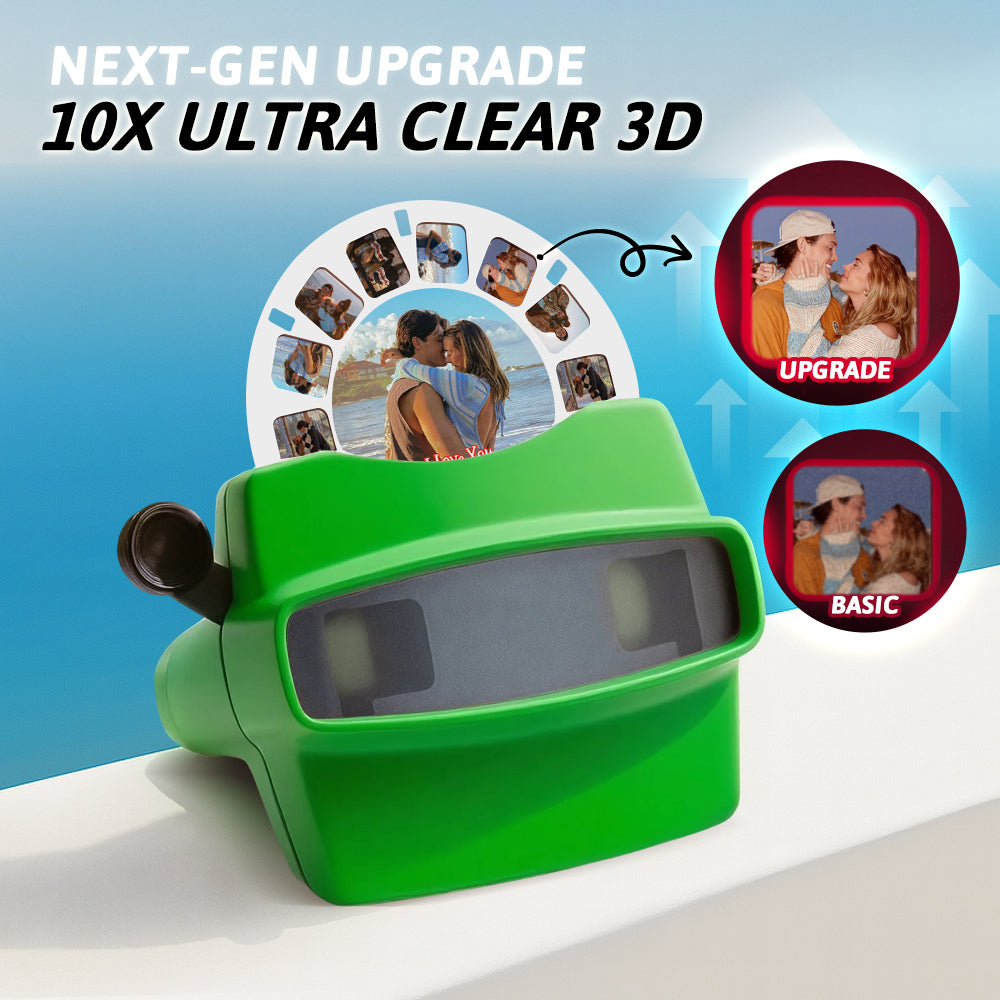 Custom 3D Viewfinder and Reel 10x Ultra-Clear 3D Upgraded Version Personalized Christmas Gifts Text and Photo Viewer with Your Own Photos — product image 10