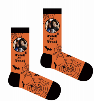 Custom Socks With Your Face Trick Or Treat Funny Unique Halloween Gifts — product image 2