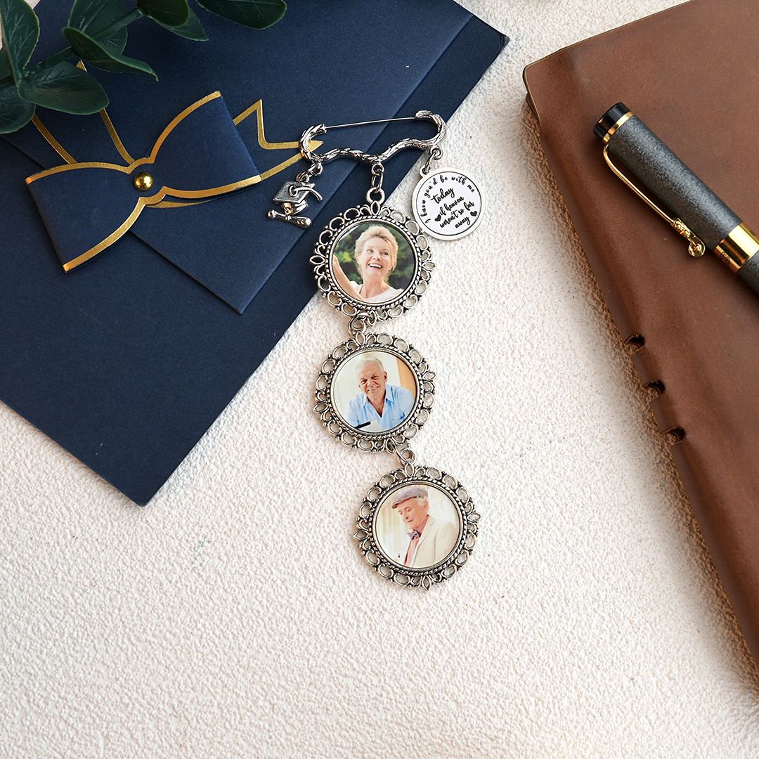 Personalized Graduation Cap Memorial Tassel Brooch Pin Grad Ceremony Sympathy Gift for Class of 2024 Graduates — product image 8