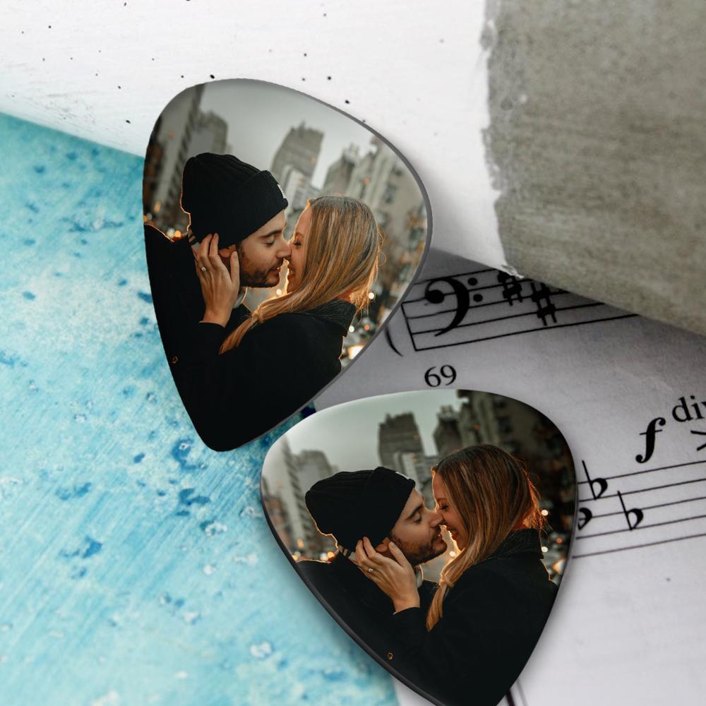Personalized Guitar Pick with Photo for Musicians Customized for Boyfriend - 12pcs — product image 5