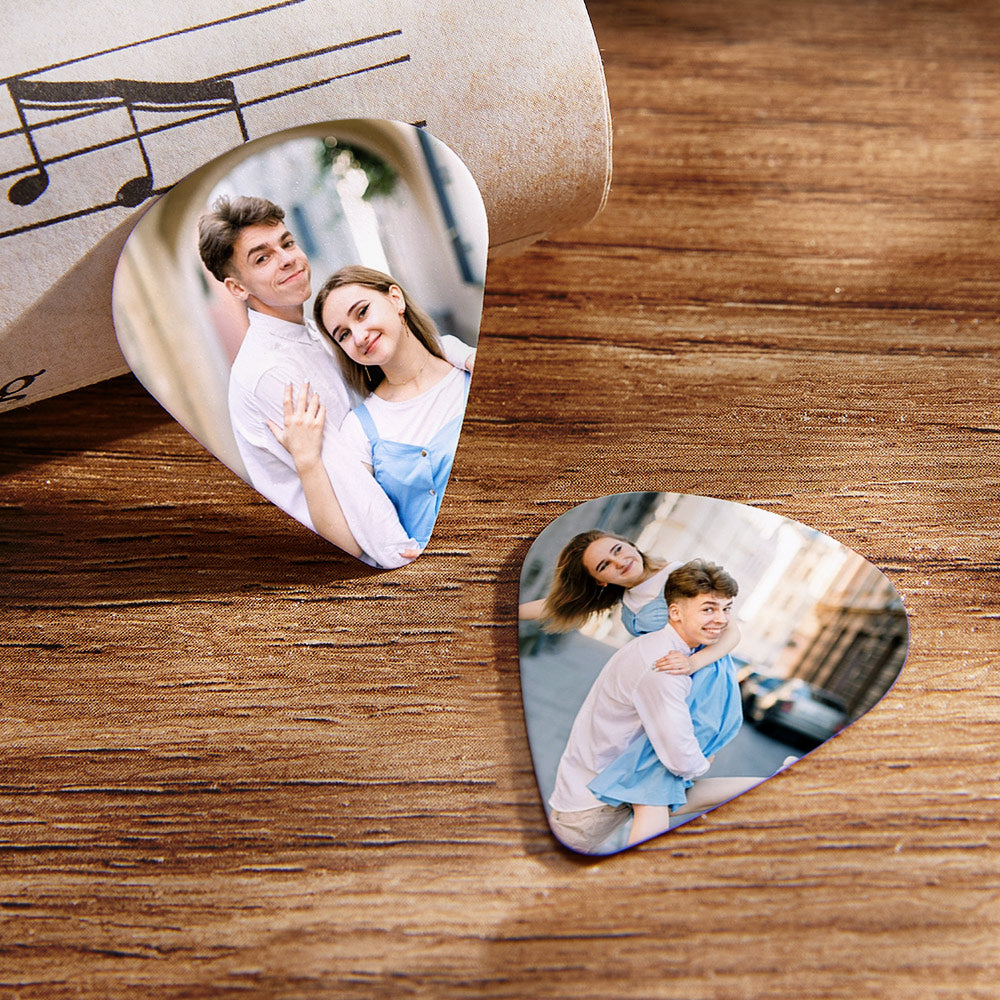 Personalized Guitar Pick with Photo for Musicians Customized for Boyfriend - 12pcs — product image 10