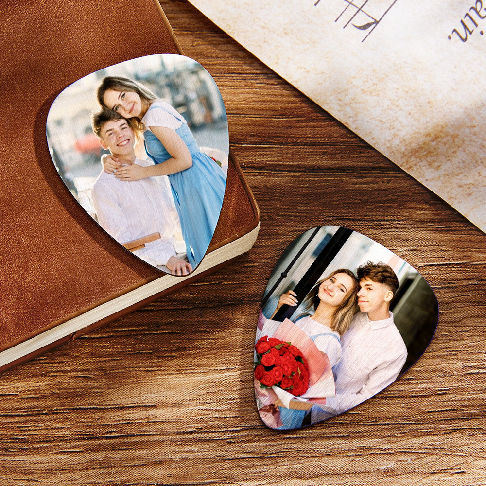 Personalized Guitar Pick with Photo for Musicians Customized for Boyfriend - 12pcs — product image 12