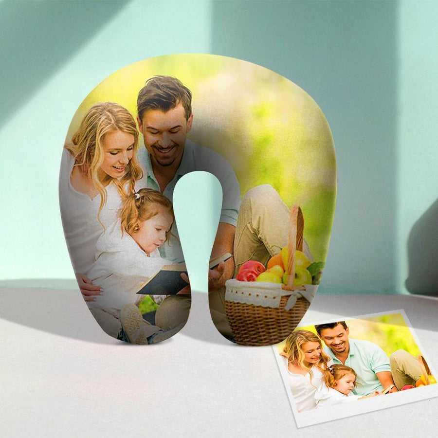 Customized Photo U-Shaped Travel Neck Pillow Comfortable Nursing Pillow — product image