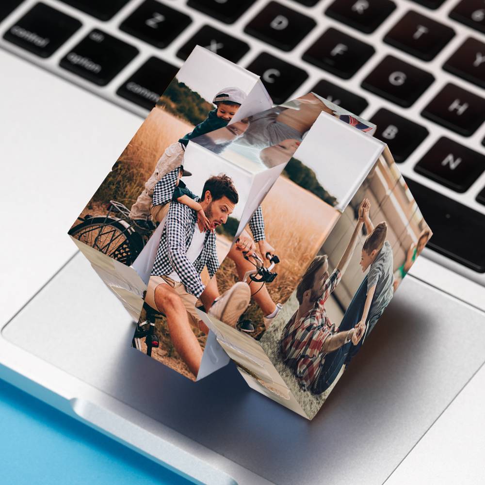 Custom Multi Photo Cube - Magic Cube For Couple — product image 3