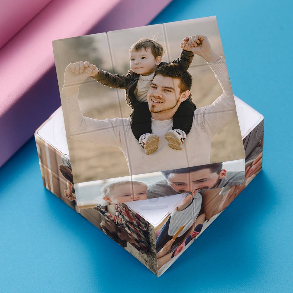 Custom Multi Photo Cube - Magic Cube For Couple — product image 4