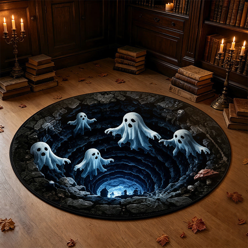 3D Optical Illusion Halloween Rug, Bottomless Hole Spooky Non-Slip Area Rug for Halloween Party & Home Decor — product image 9