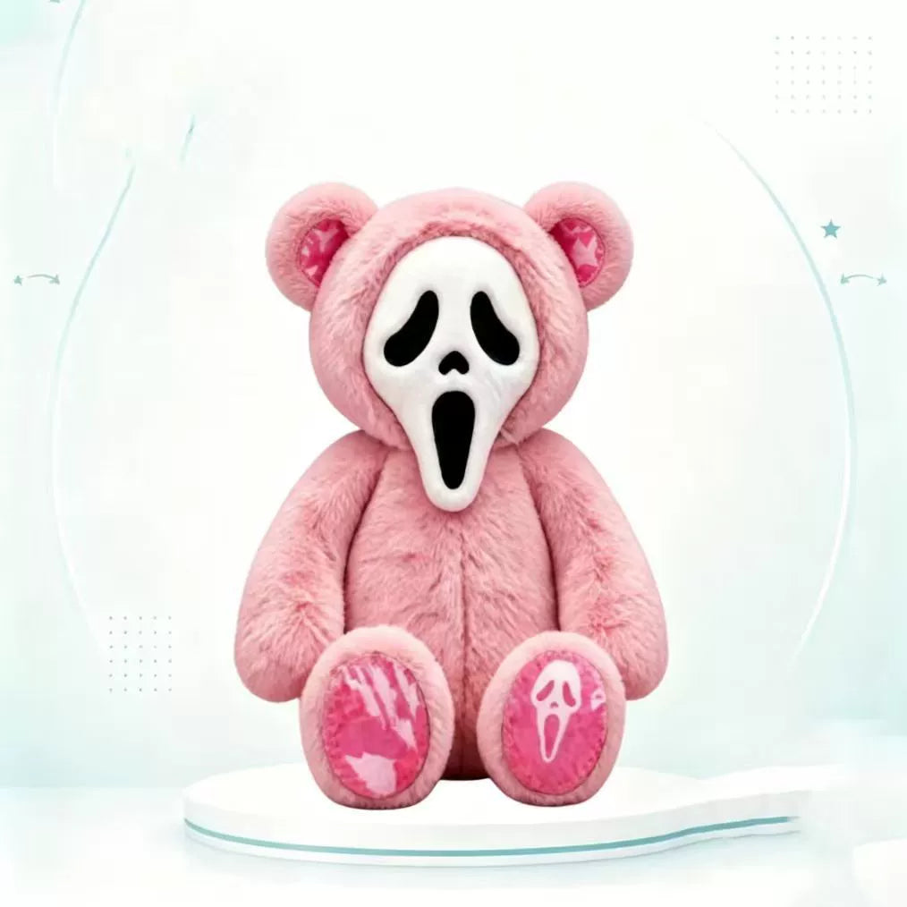 Black Bear Ghost Face Plush – Cute Spooky Halloween Stuffed Bear Toy, Gothic Horror Gift for Halloween Lovers — product image 4