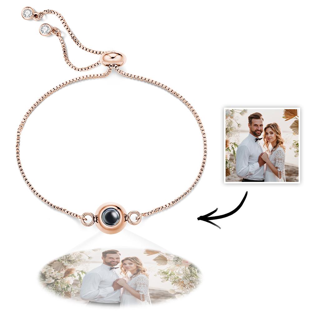 Photo Projection Bracelet Personalized Adjustable Bracelet Sweet Cool Anniversary Gift for Her — product image 7