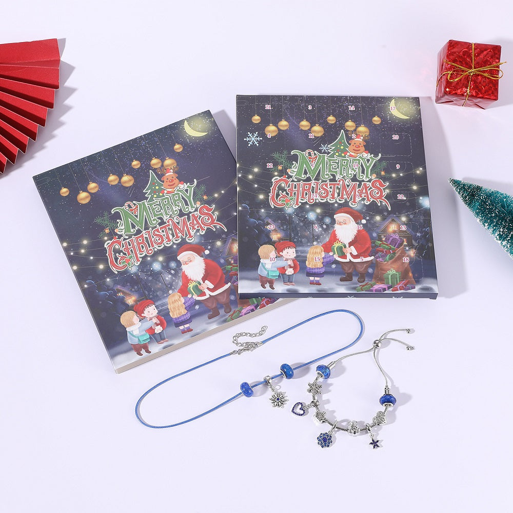 Christmas Gifts Advent Calendar Charm Christmas Countdown Calendar Box Set DIY Charm Jewellery — product image 5