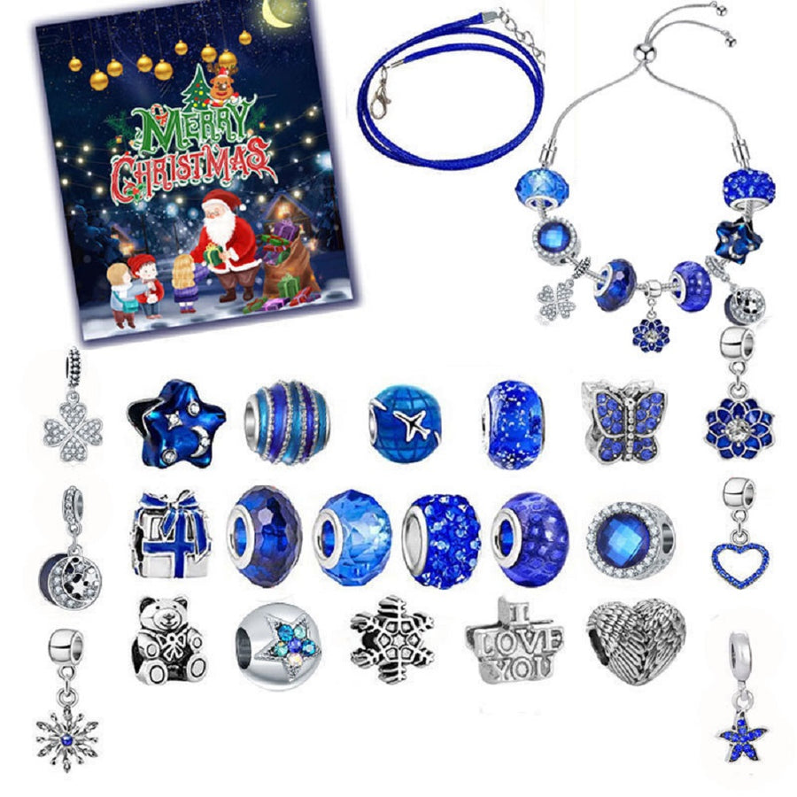 Christmas Gifts Advent Calendar Charm Christmas Countdown Calendar Box Set DIY Charm Jewellery — product image