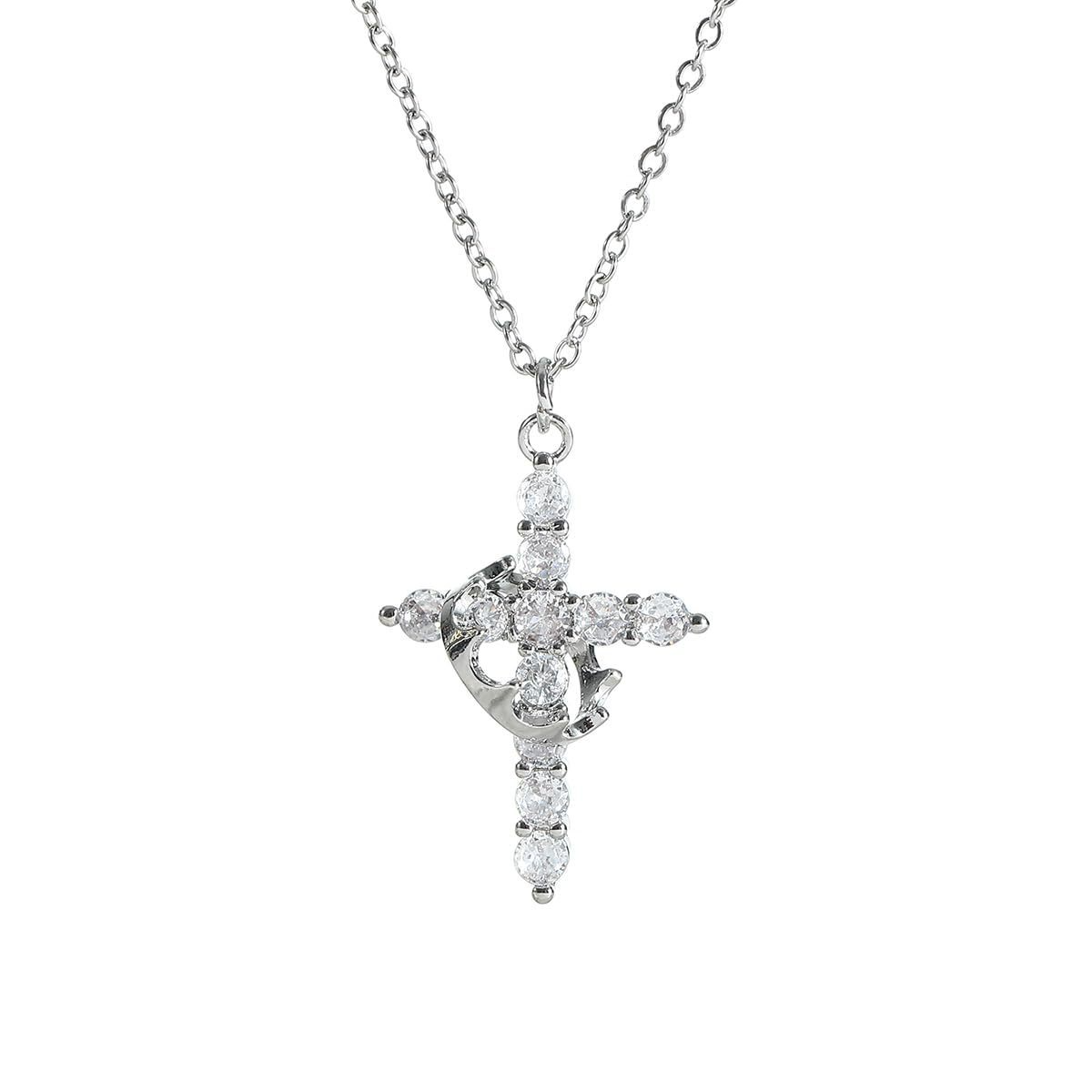 Crown Cross Necklace — product image 8