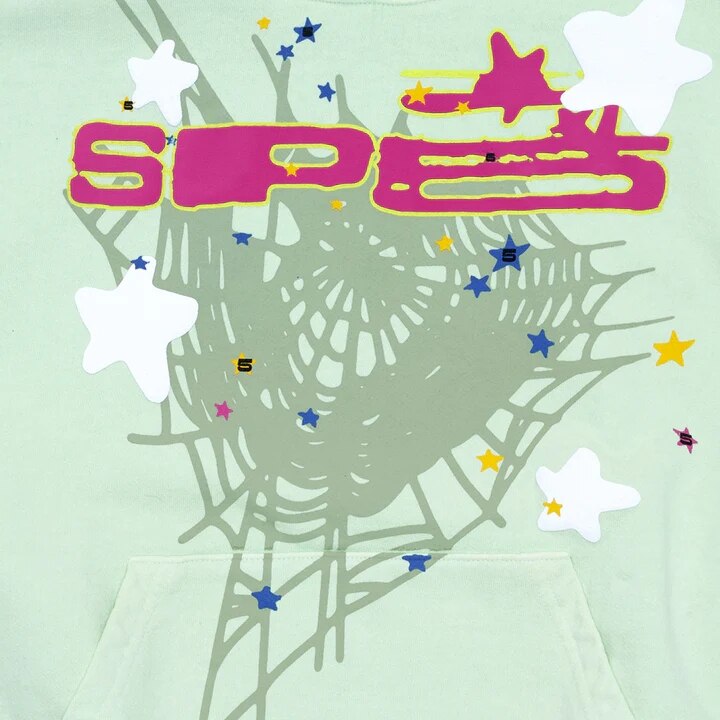 Spider Letter Prints Hoodies — product image 6