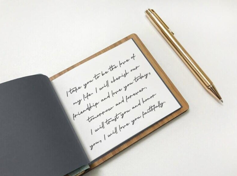 Custom UV Printed Wooden Wedding Guest Books — product image 3