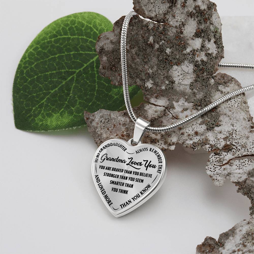 Grandma Loves You - Heart Necklace — product image 3