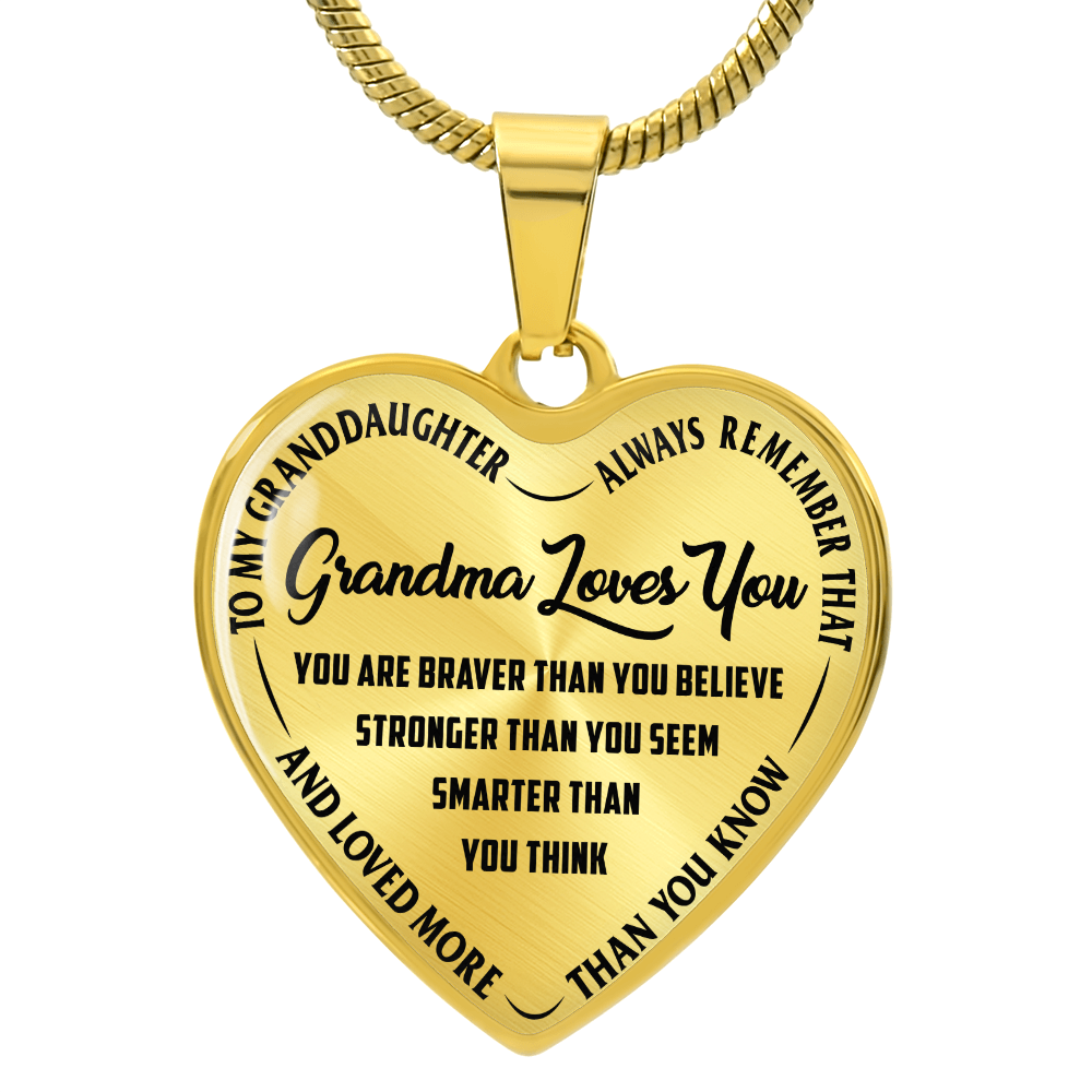 Grandma Loves You - Heart Necklace — product image 5