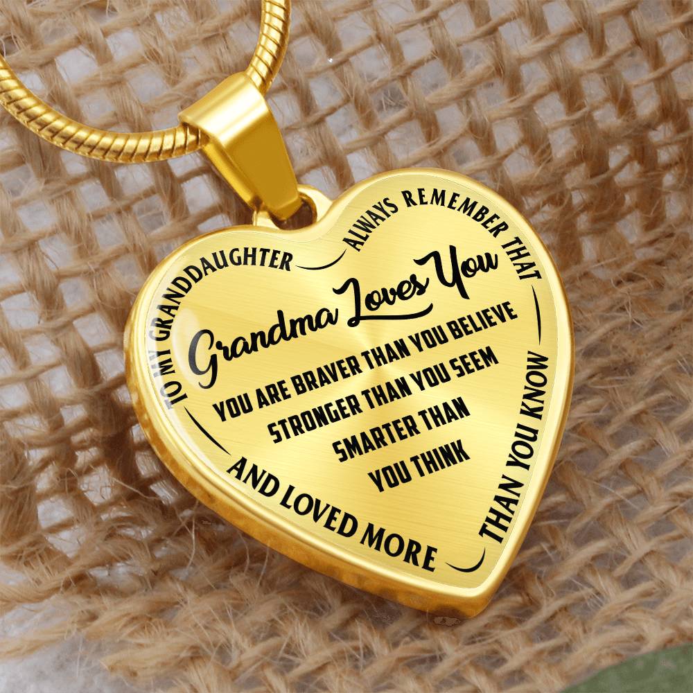 Grandma Loves You - Heart Necklace — product image 6