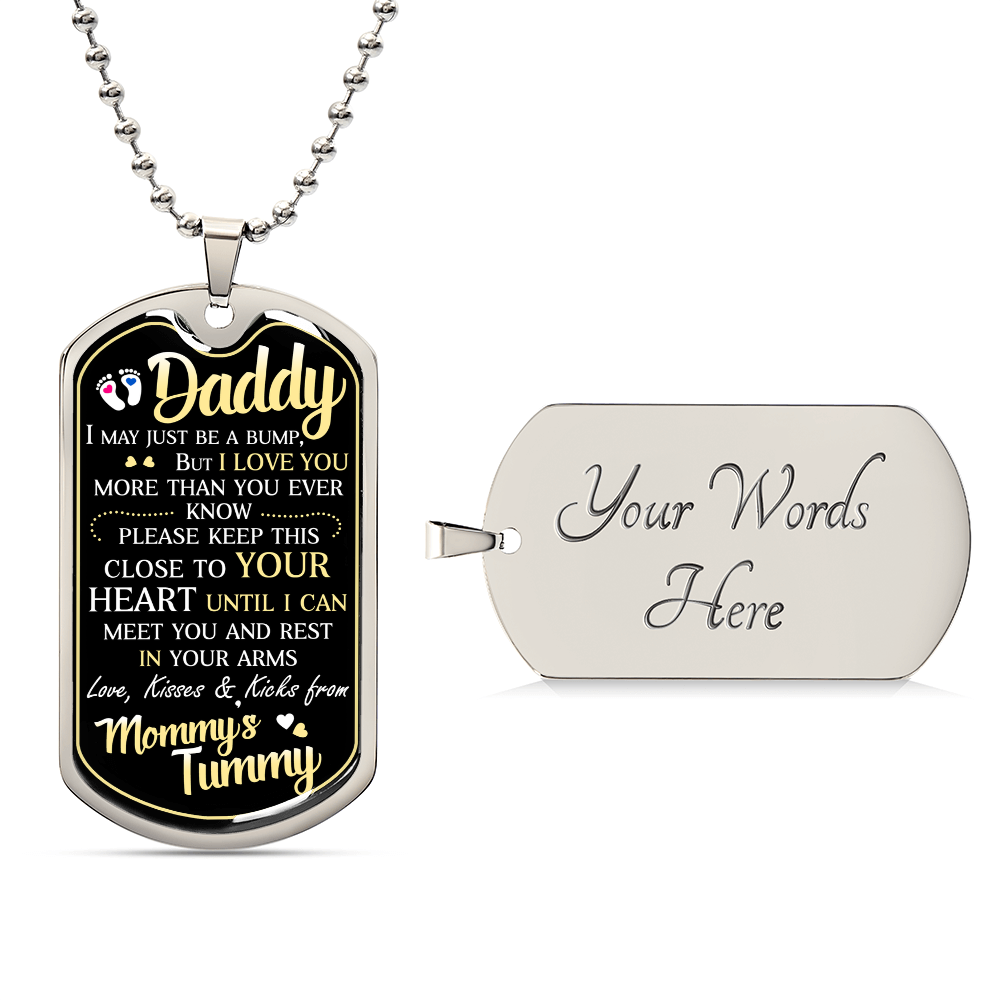 Dad To Be - Dog Tag Necklace — product image 2