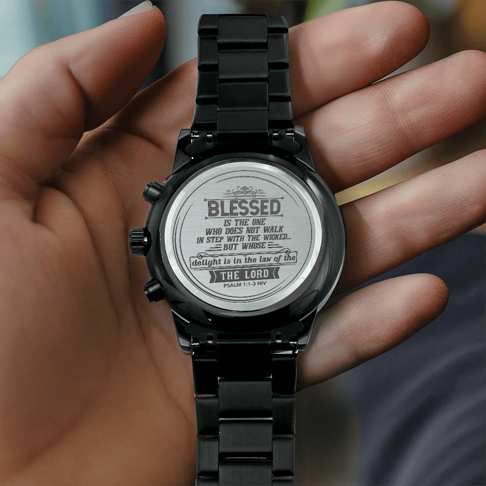 Blessed Is the One (Psalm 11-3 NIV) – Men's Watch — product image 4