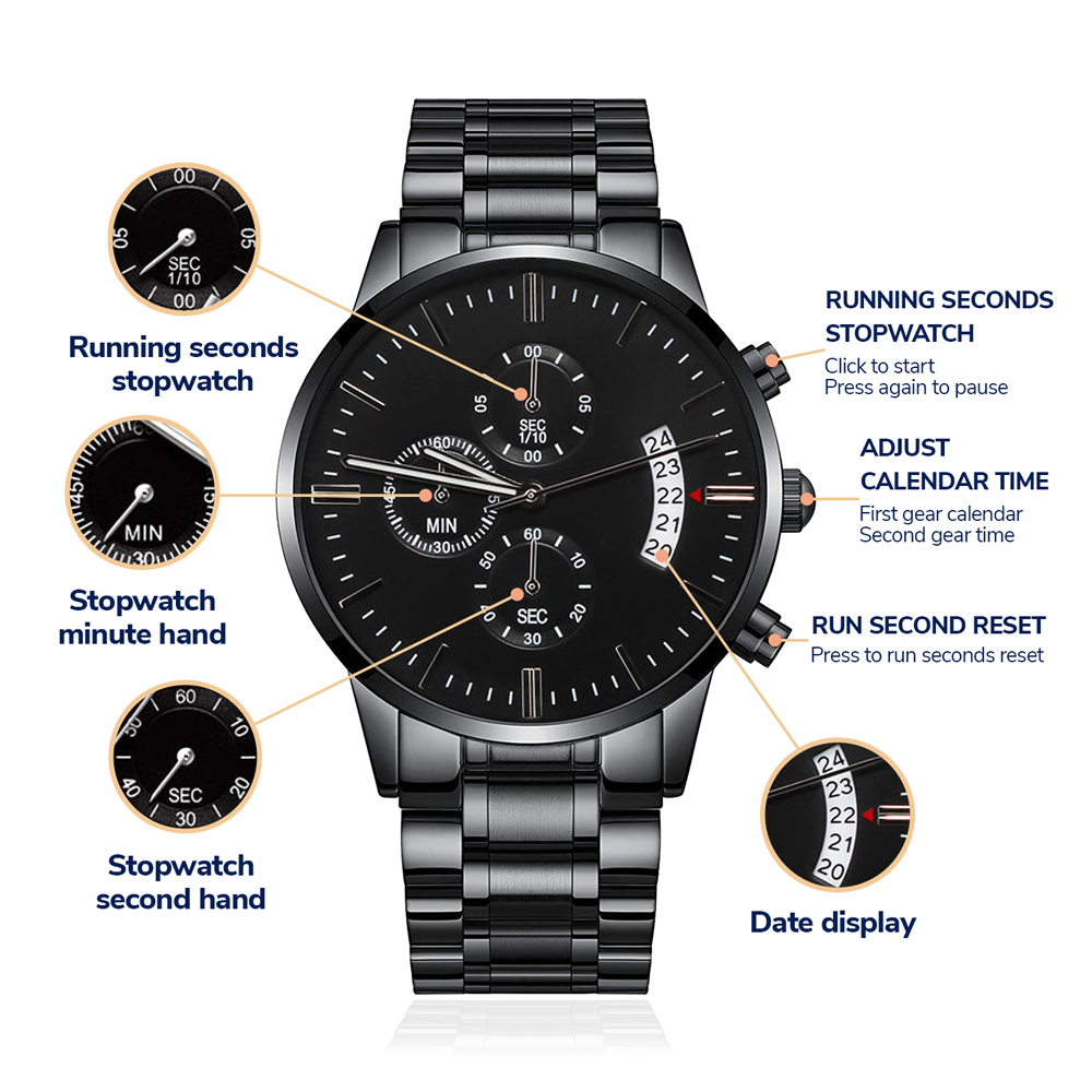 Seek First the Kingdom of God (Matthew 633) – Men's Watch — product image 2