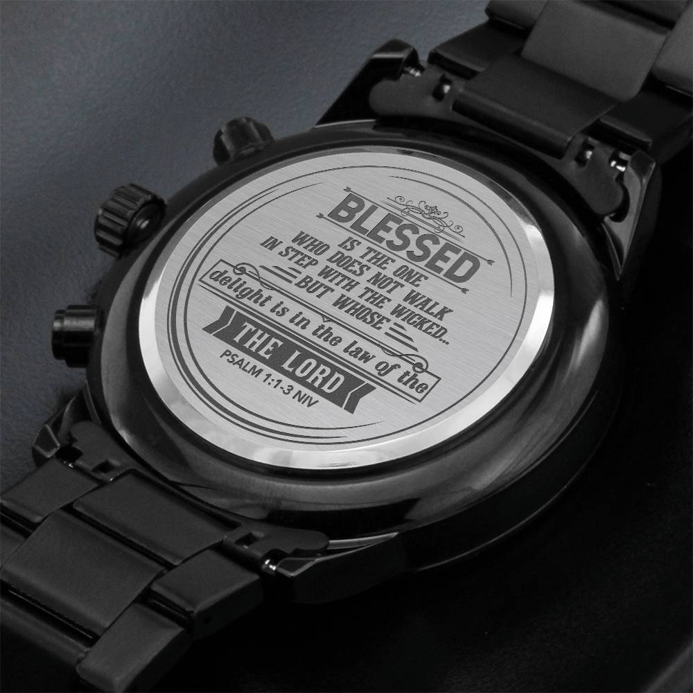 Blessed Is the One (Psalm 11-3 NIV) – Men's Watch — product image 2
