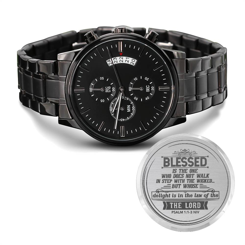 Blessed Is the One (Psalm 11-3 NIV) – Men's Watch — product image