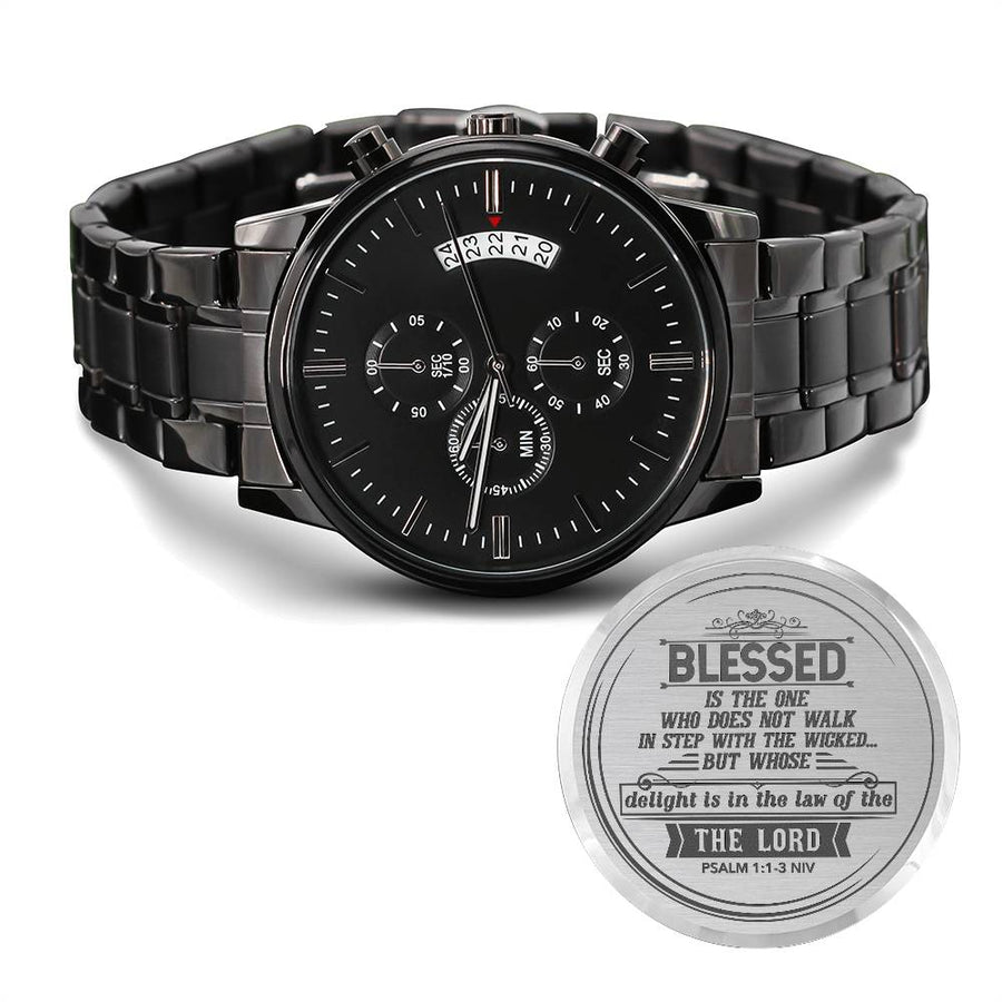 Blessed Is the One (Psalm 11-3 NIV) – Men's Watch — product image