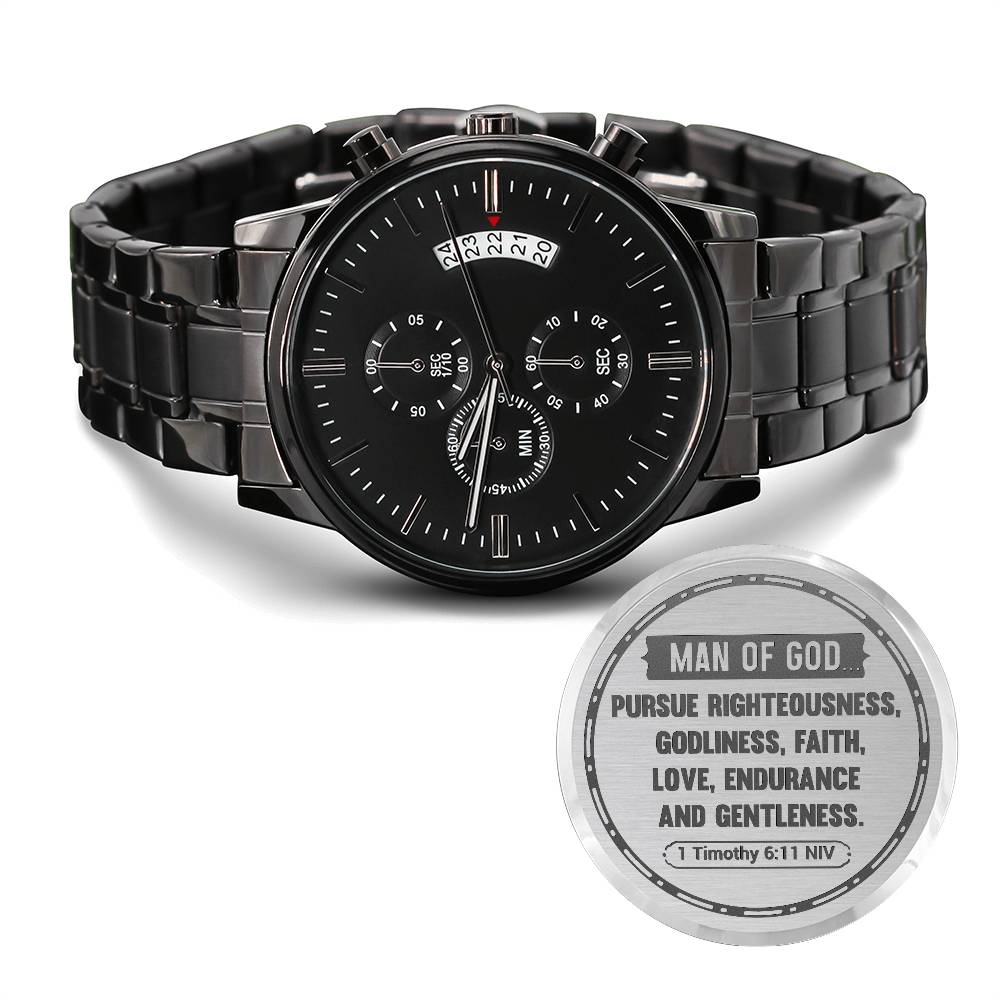 Man of God (1 Timothy 611) – Men's Watch — product image