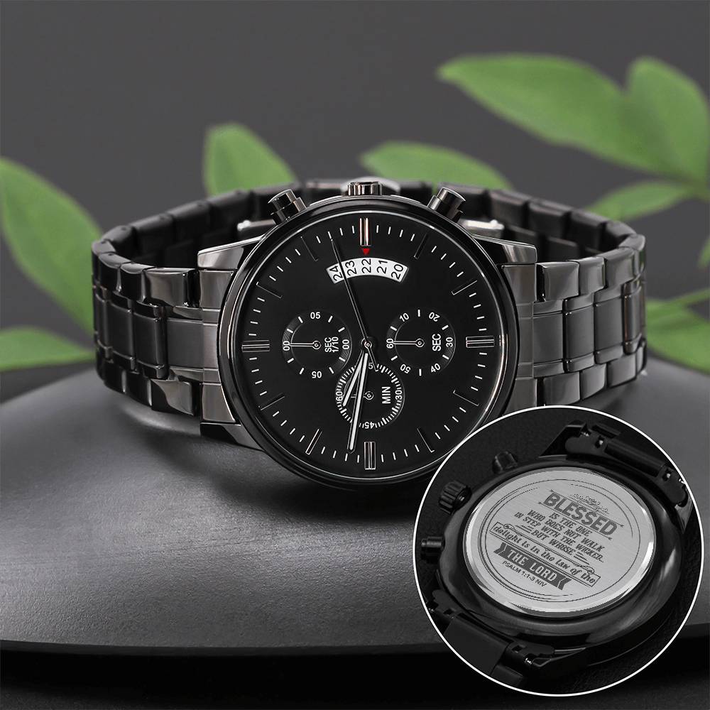 Blessed Is the One (Psalm 11-3 NIV) – Men's Watch — product image 5