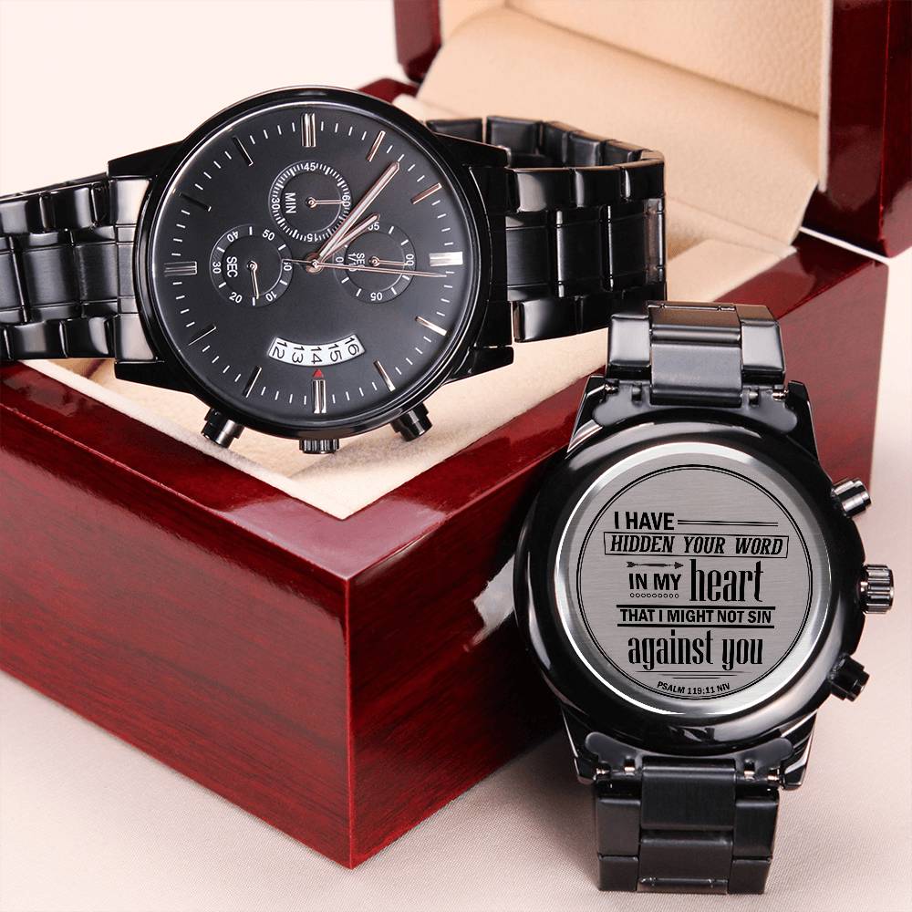 I Have Hidden Your Word (Psalm 11911) – Men's Watch — product image 10
