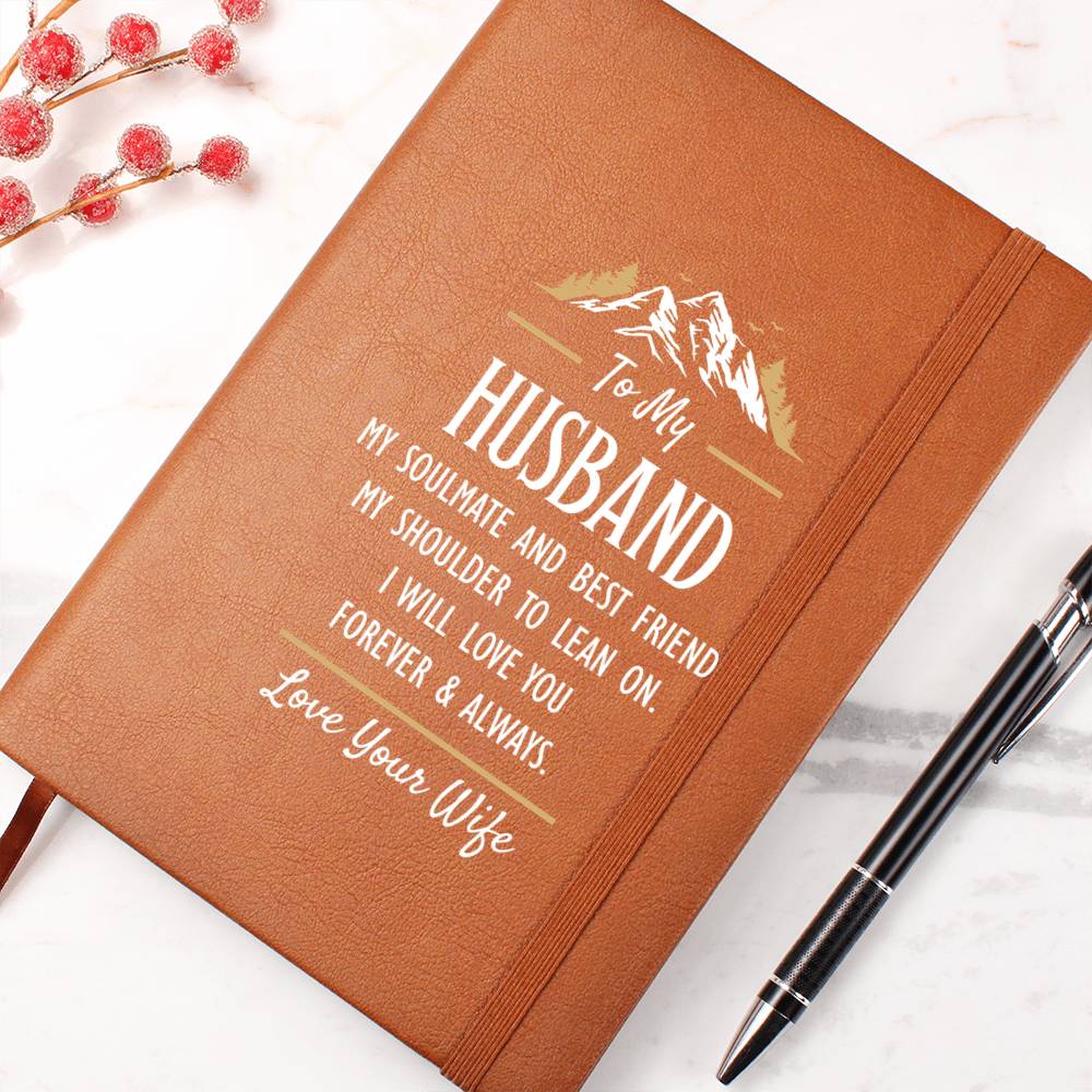 My Soulmate and Best Friend - Leather Journal — product image 3