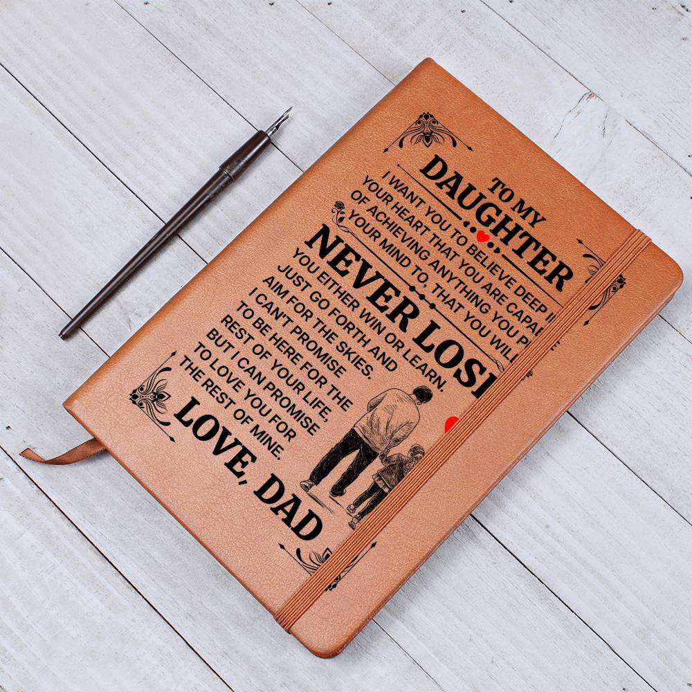 To My Daughter Promise – Leather Journal — product image 2