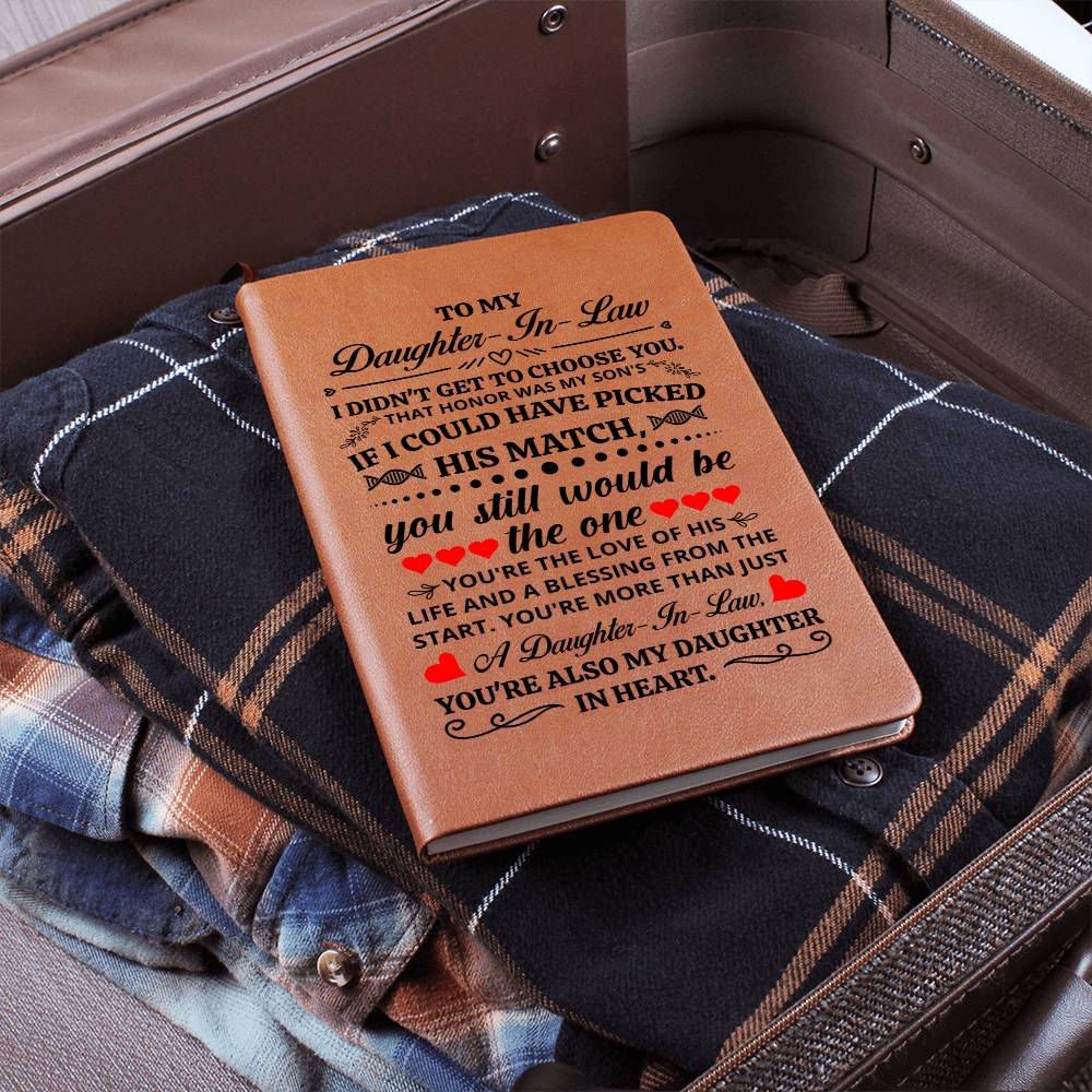 To My Daughter-in-Law Honor – Leather Journal — product image 6