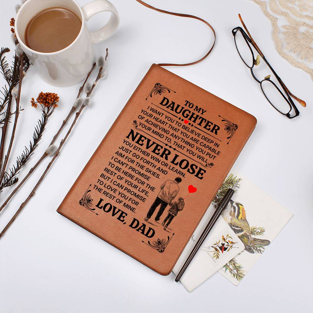 To My Daughter Promise – Leather Journal — product image 6
