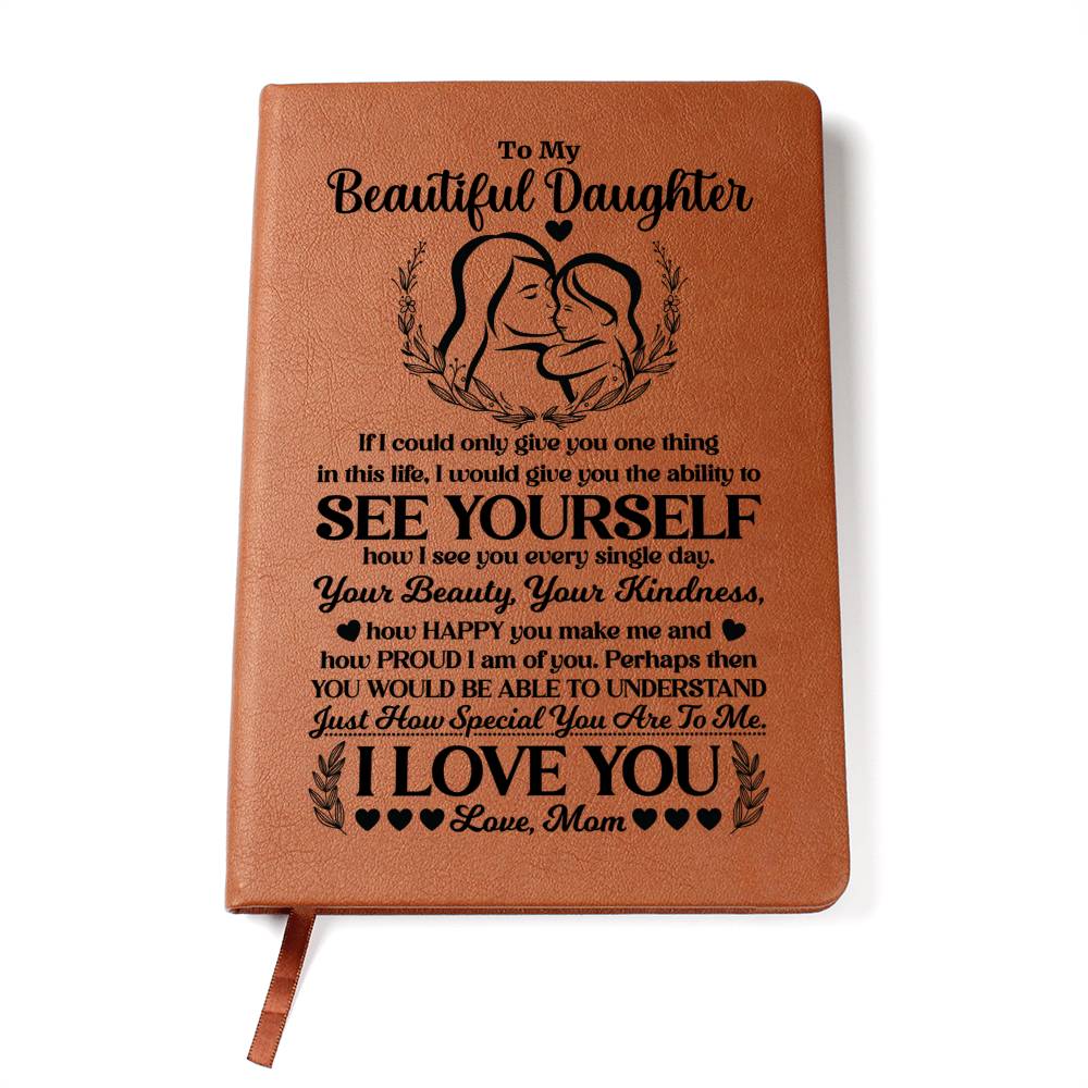 To My Beautiful Daughter – Leather Journal — product image
