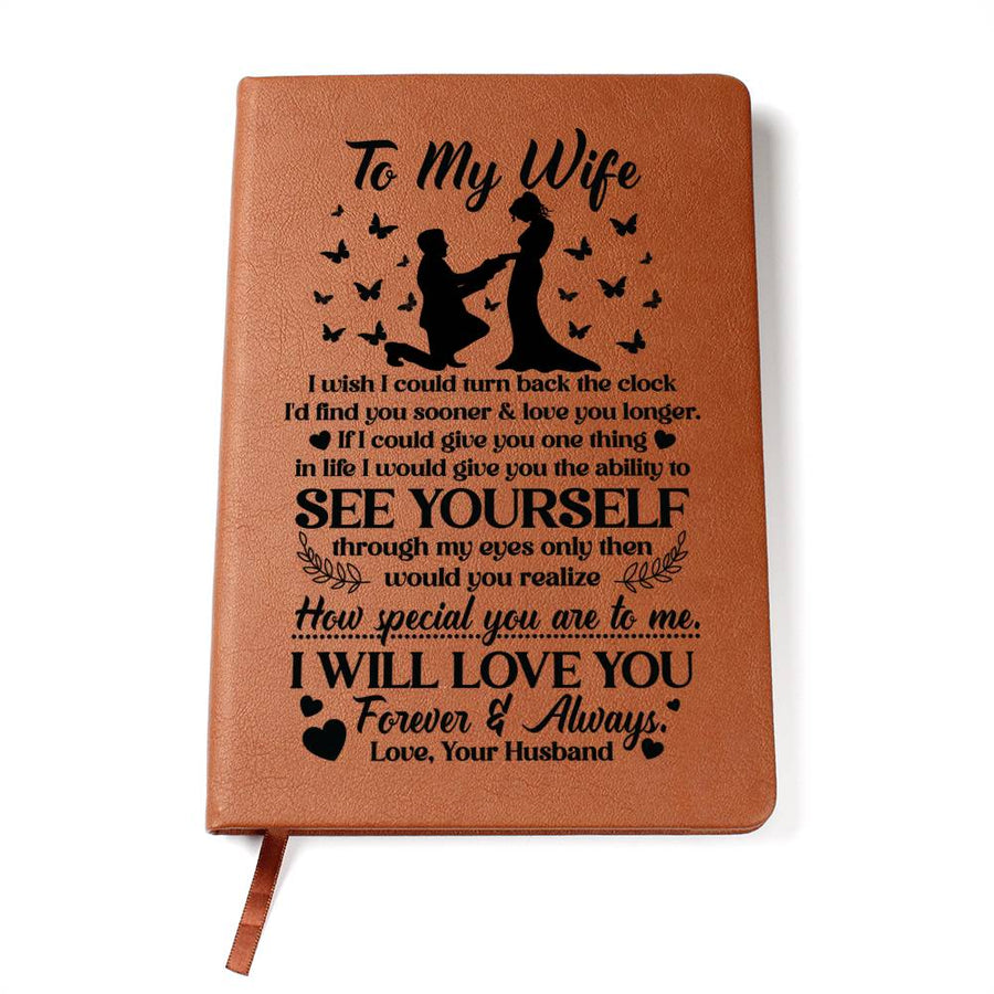 To My Wife Sooner – Leather Journal — product image