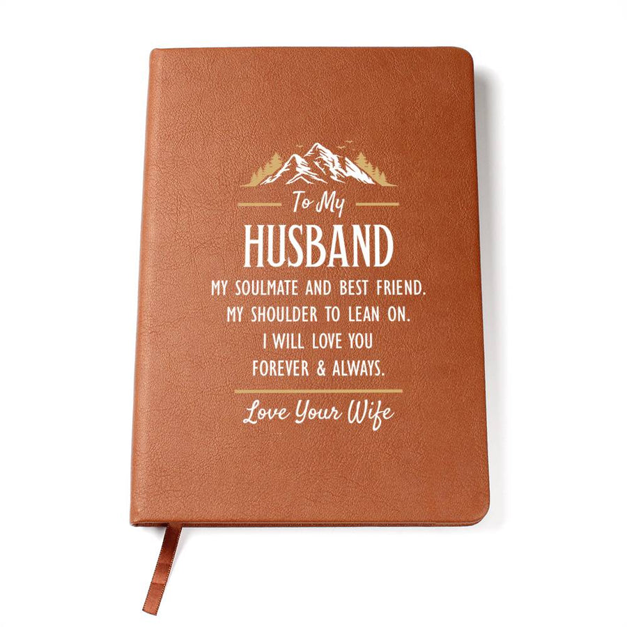 My Soulmate and Best Friend - Leather Journal — product image