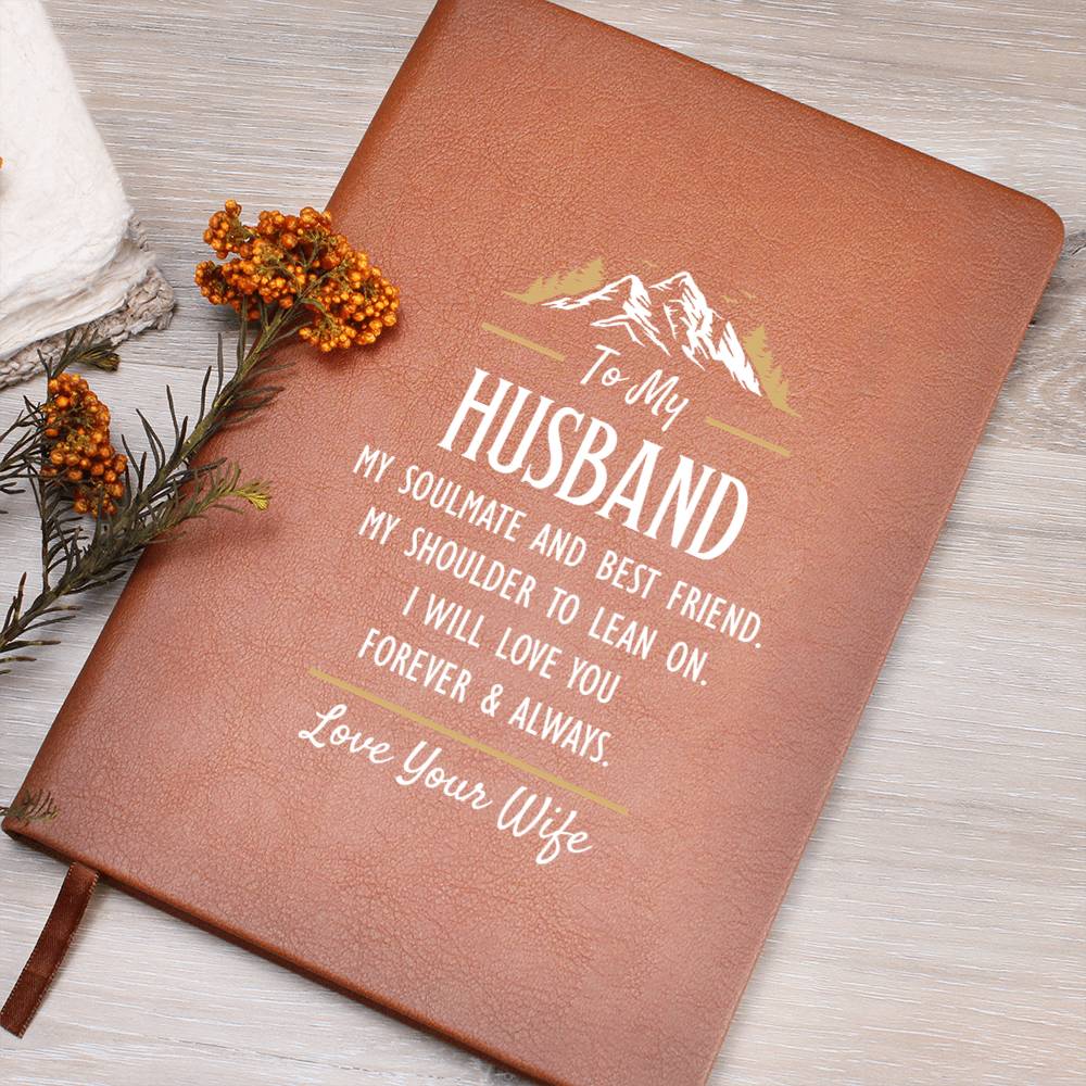 My Soulmate and Best Friend - Leather Journal — product image 4