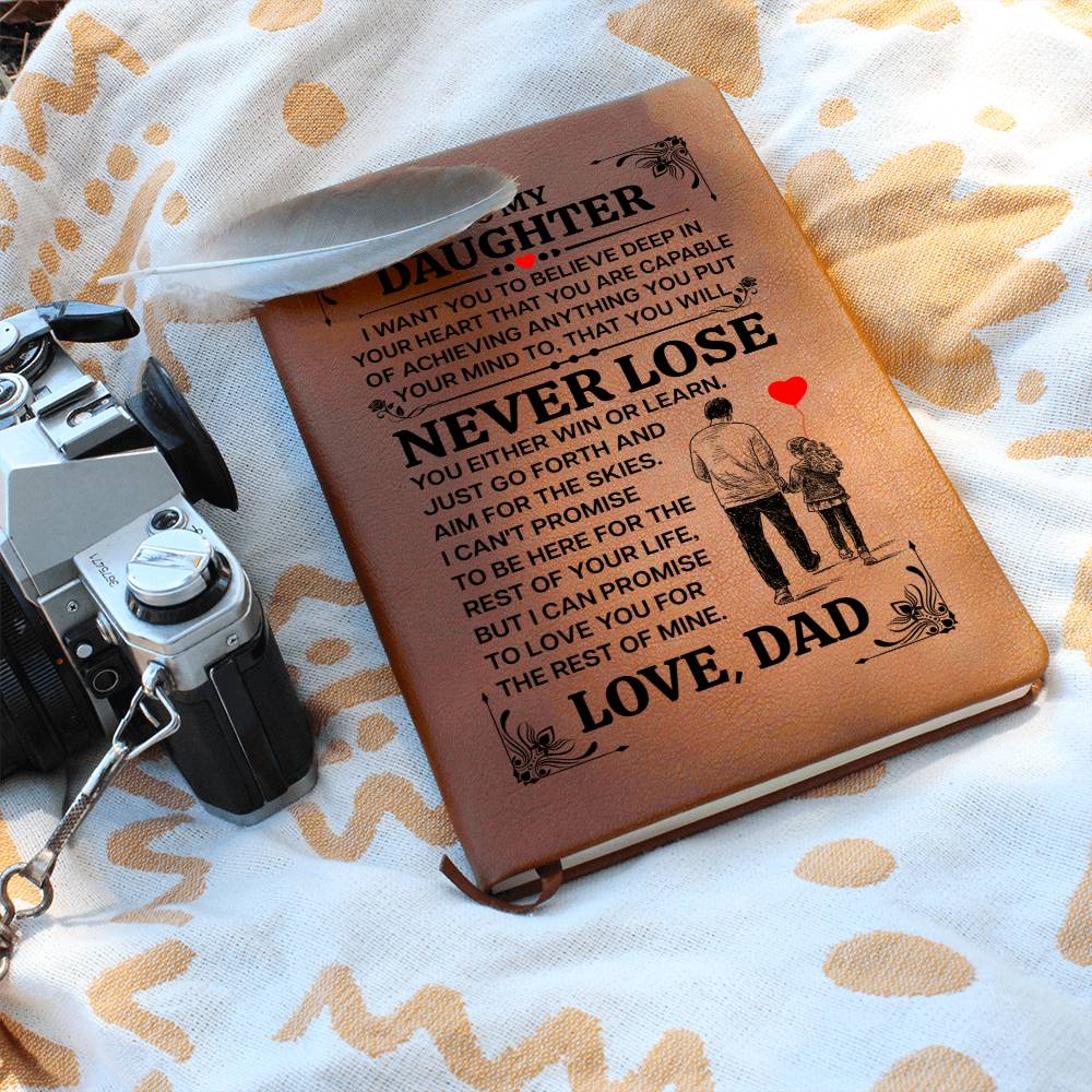 To My Daughter Promise – Leather Journal — product image 5