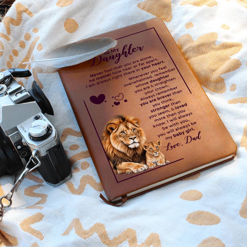 To My Daughter Your Crown – Leather Journal — product image 5